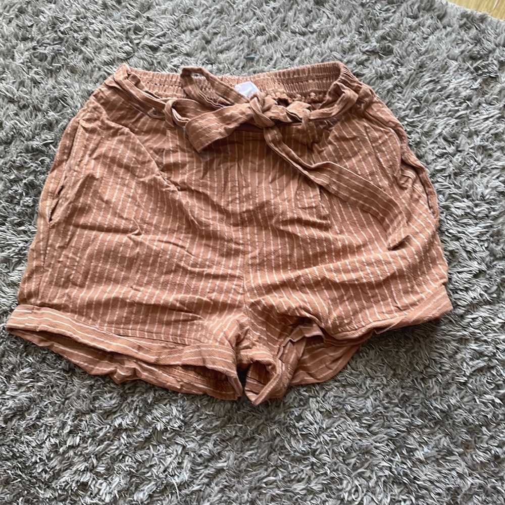 Sienna Sky Blush Striped Shorts